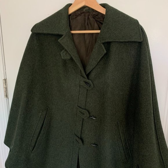 Vintage Wool Cape - Picture 1 of 4